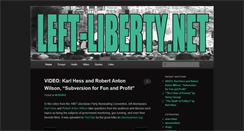 Desktop Screenshot of left-liberty.net