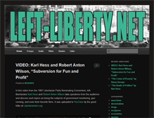 Tablet Screenshot of left-liberty.net
